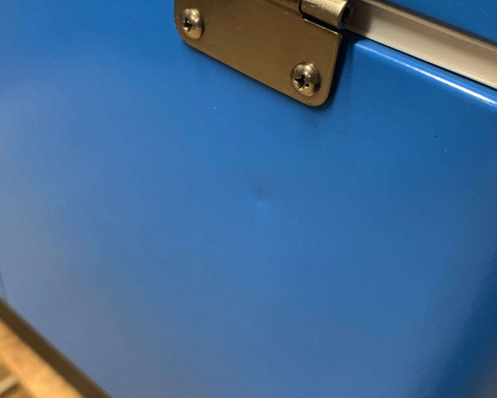 Used, 4-Tap Blue Jockey Box - Front Inputs