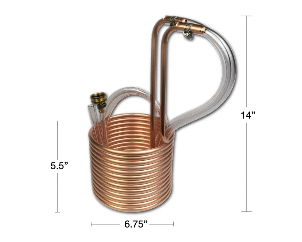 Coldbreak Copper Immersion Wort Chiller CB1