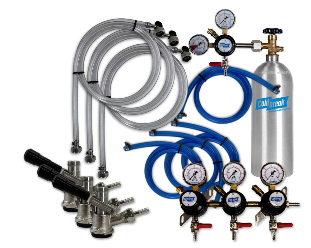 3-Tap Premium CO2 Dispensing Kit