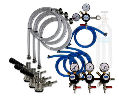 3-Tap Premium CO2 Dispensing Kit