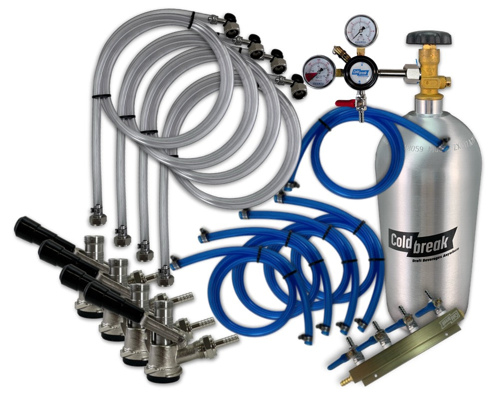 4-Tap CO2 Dispensing Kit