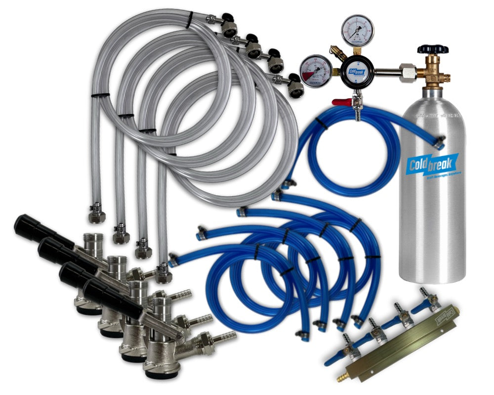 4-Tap CO2 Dispensing Kit