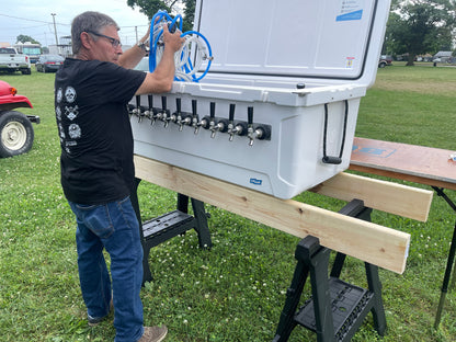 10-Tap Jockey Box, 210 Quart Roto, World's Largest Jockey Box