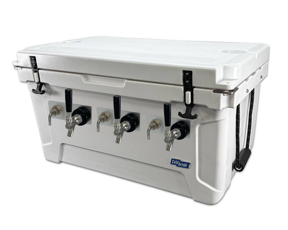 3-Tap Jockey Box, MAX, 110 Quart Roto, Front Inputs