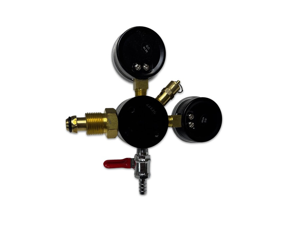 Nitrogen Regulator with Dual Gauges