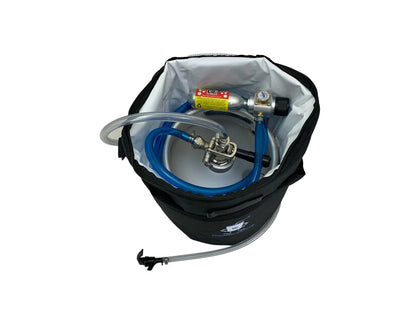 PourOne Keg Tap, 2 Gallon Keg Bundle