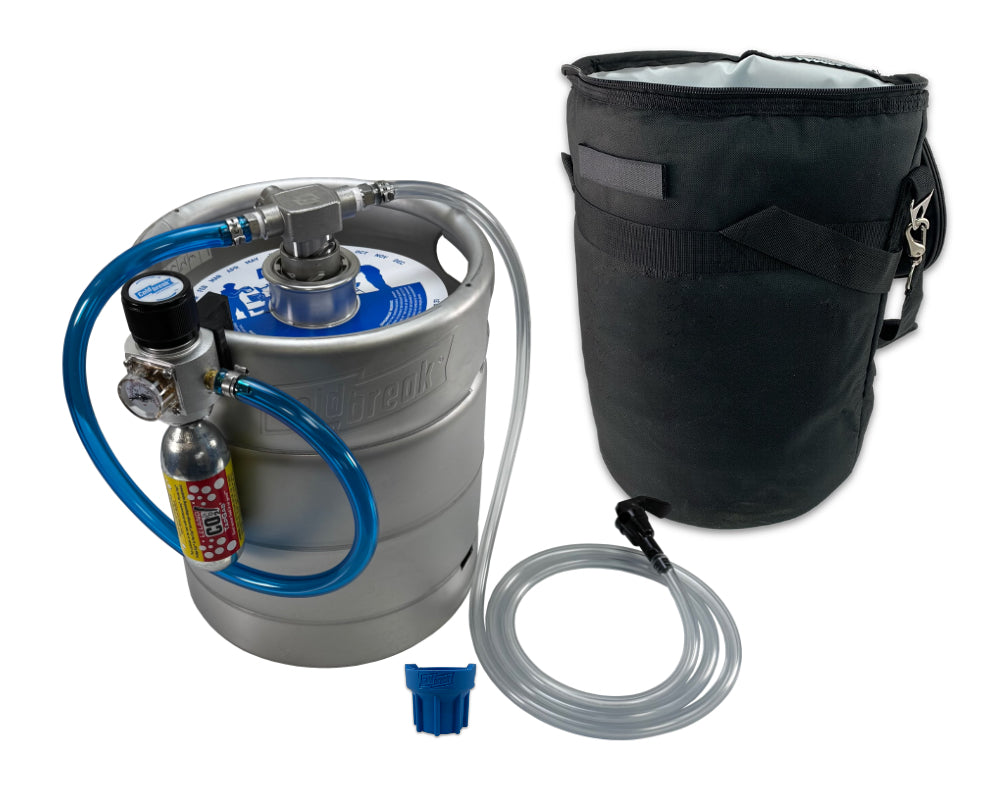PourOne Keg Tap, 2 Gallon Keg Bundle