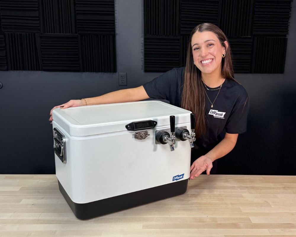 ColdOne™ Duo, 2-Tap, Portable Kegerator