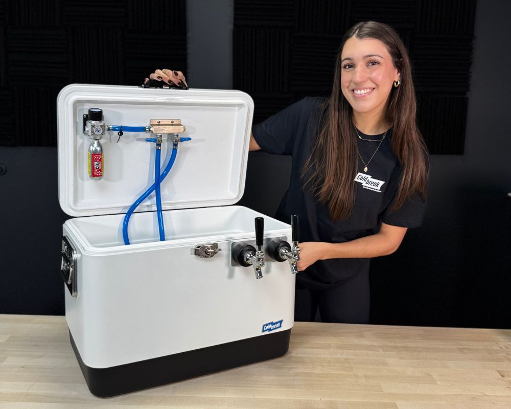 ColdOne™ Duo, 2-Tap, Portable Kegerator