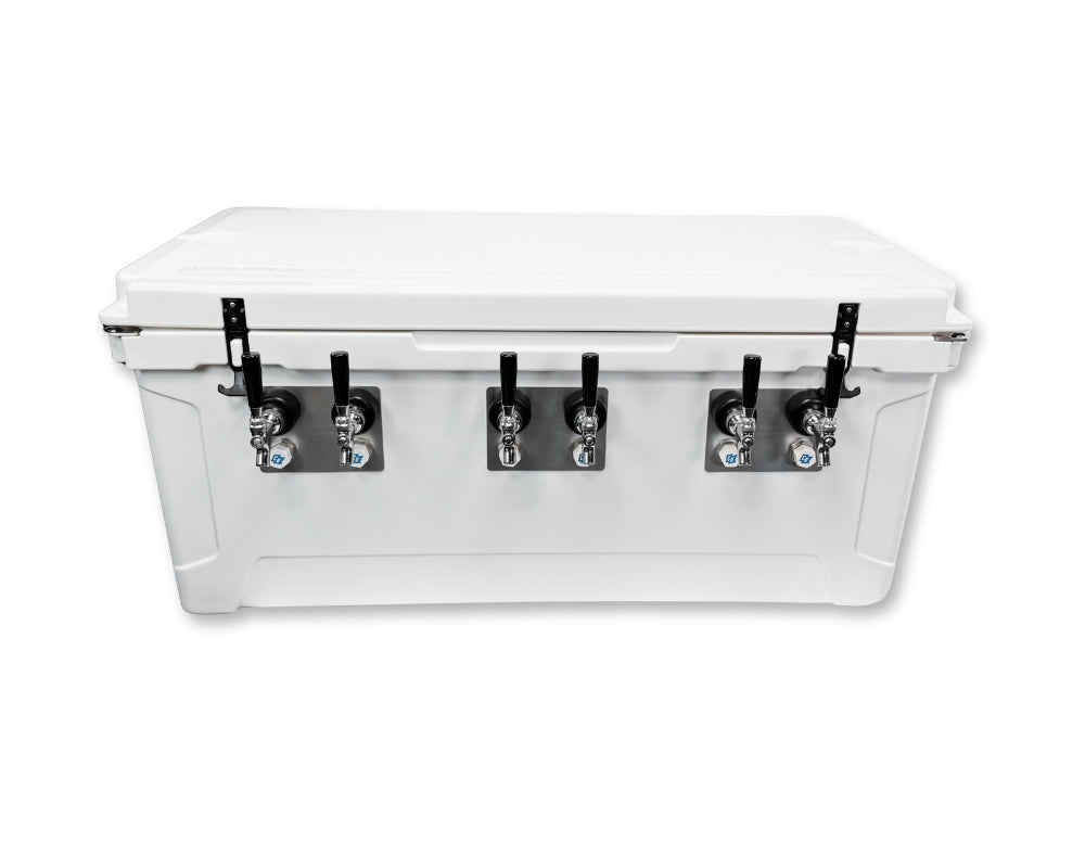 6-Tap Jockey Box, Front Inputs, 170 Quart Roto