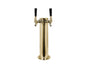 2 Tap Draft Beer Tower, Gold