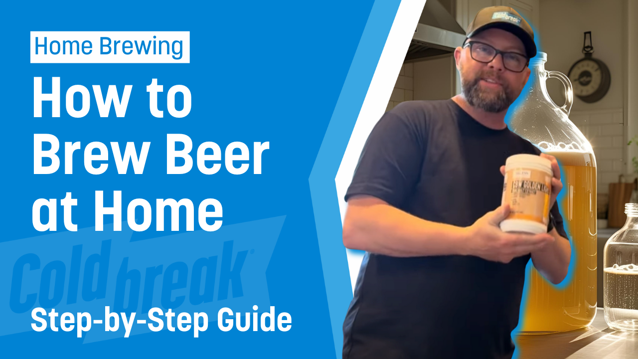 Load video: how to brew beer at home