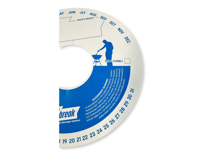 keg collars for beer kegs, label