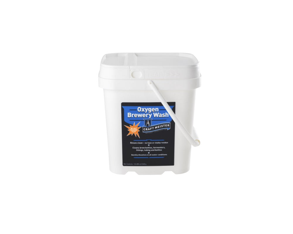 craft meister oxygen brewery wash 5 pound pail