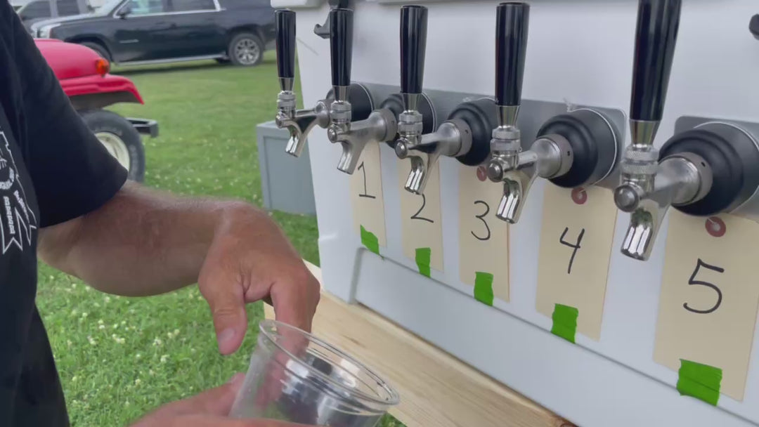 10-Tap Jockey Box, 210 Quart Roto, World's Largest Jockey Box