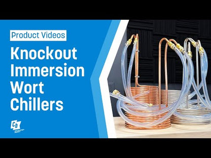 Knockout Immersion Wort Chiller, Copper