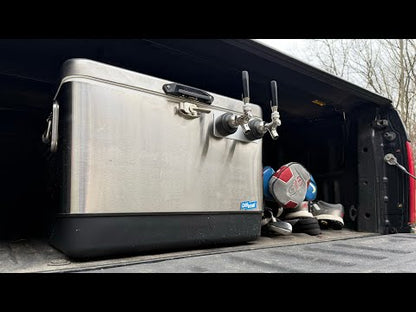 ColdOne X2, 2-Tap, Portable Kegerator