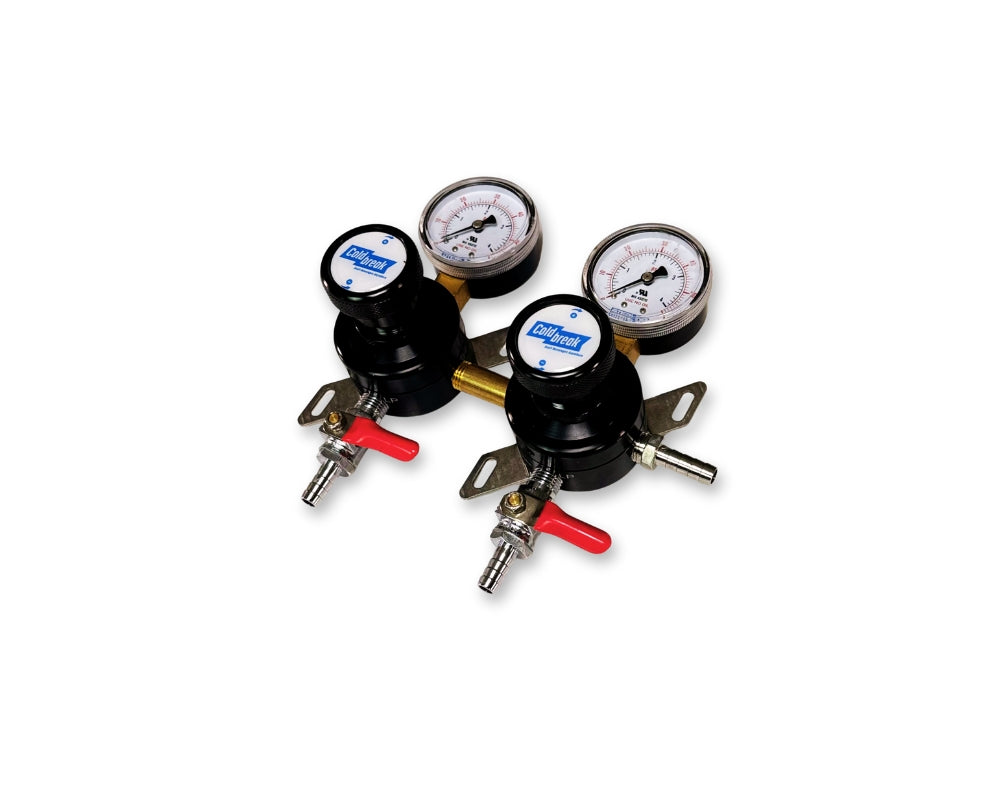 coldbreak secondary regulator 2- tap, side view