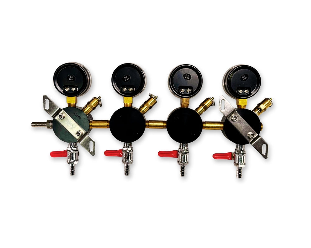 coldbreak secondary regulator 4- tap, rear view