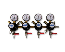 coldbreak secondary regulator 4- tap, front view
