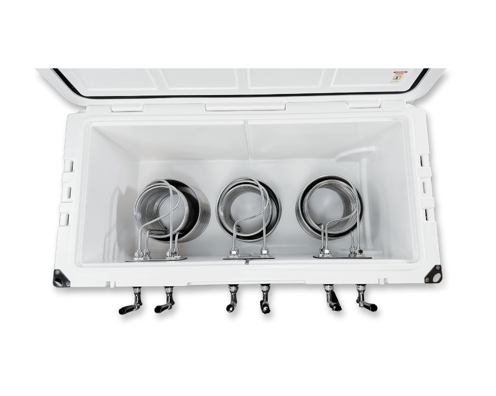 6-Tap Jockey Box, Front Inputs, 170 Quart Roto