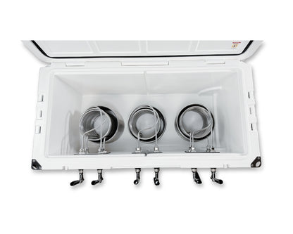 6-Tap Jockey Box, Front Inputs, 170 Quart Roto