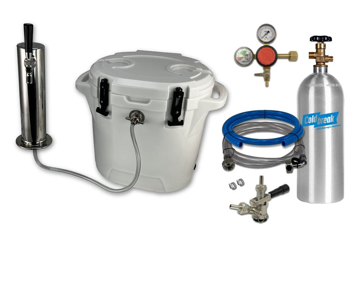 1-Tap Tower Kit with Kit and CO2 by Coldbreak