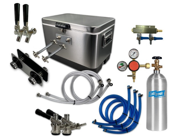 Coldbreak jumper box wall kit, for mobile bars, with dispensing kit