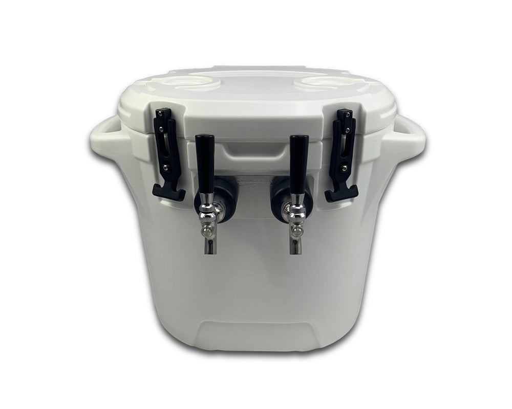 2-Tap Tailgate Jockey Box Front by Coldbreak