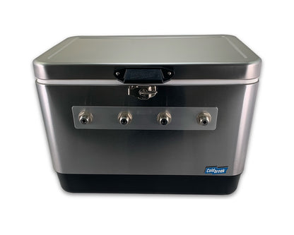 2-Tap Stainless Front Input Jumper Box Front#color_silver