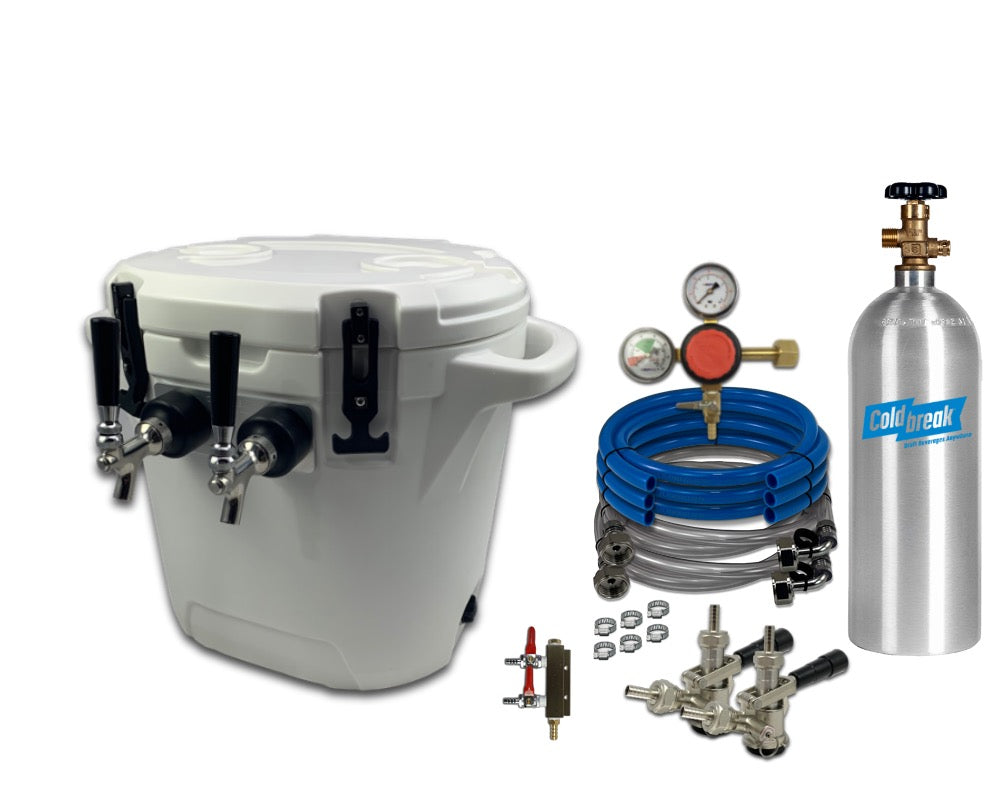 2-Tap Tailgate Jockey Box with Kit and CO2 by Coldbreak