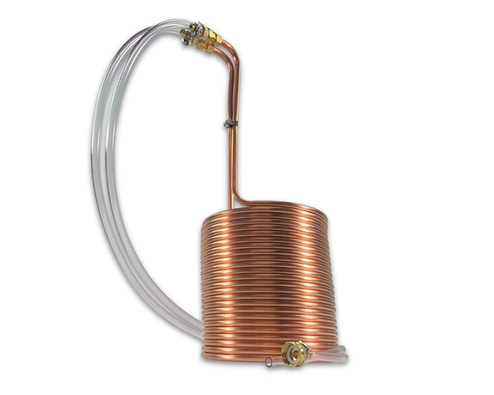 60’ Copper Immersion Wort Chiller, 9-15 Gallon Batch