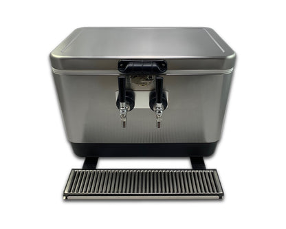 Jockey Box Drip Tray (Collapsable) in Use by Coldbreak