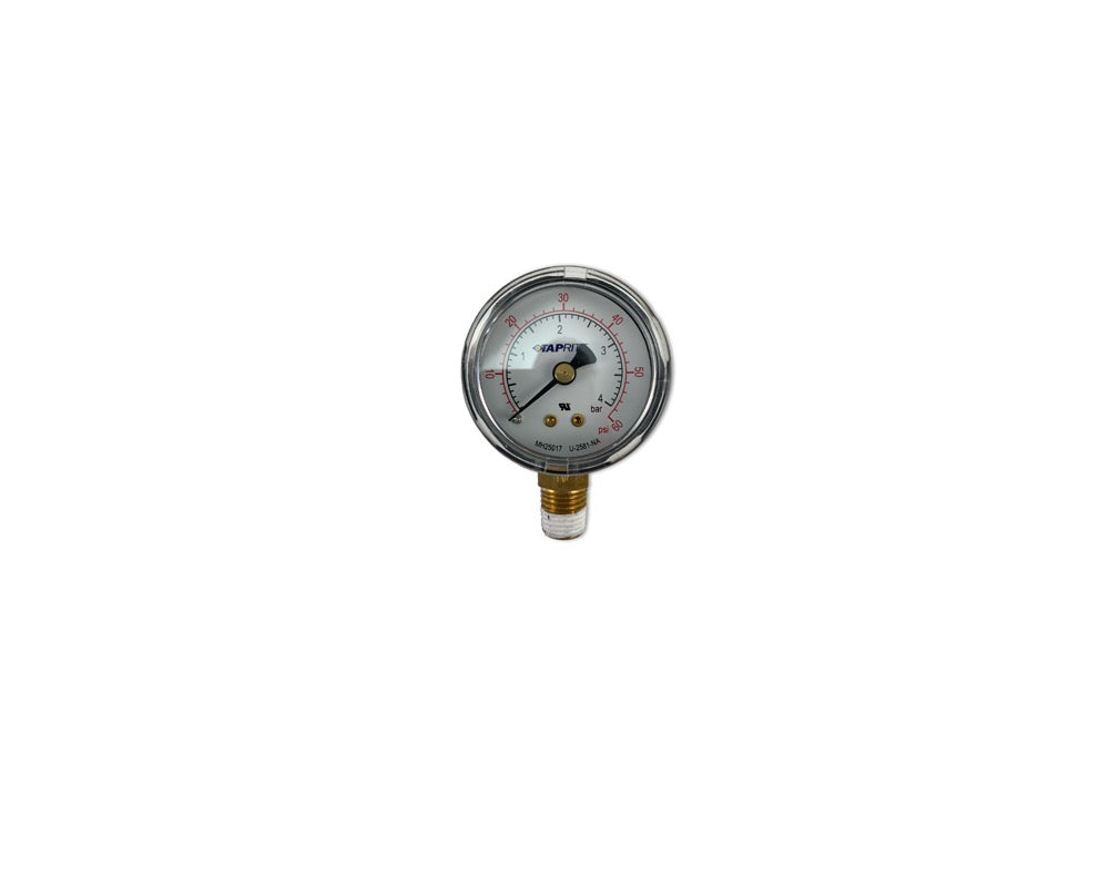 C02 Regulator Gauge, Dispensing Pressure (0-60 PSI)