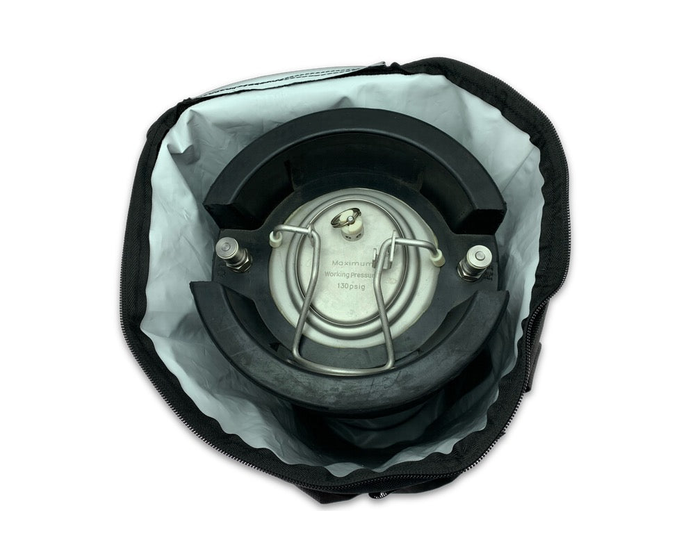 5G Keg Soft Cooler (1/6 BBL) Top with Ball Lock by Cool Brewing