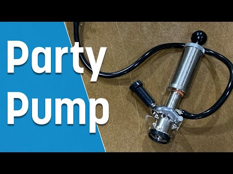 Beer Hand Pump - Keg Party Pump Video by Coldbreak